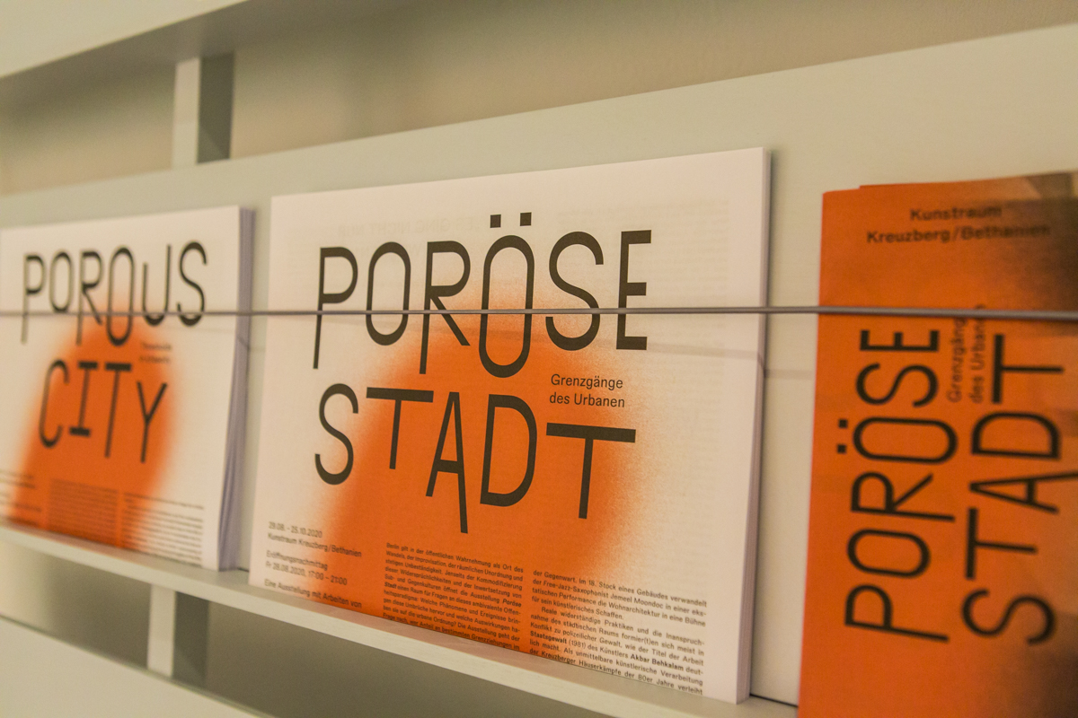 Zeitschrift zur Ausstellung Poröse Stadt Grenzgänge des Urbanen